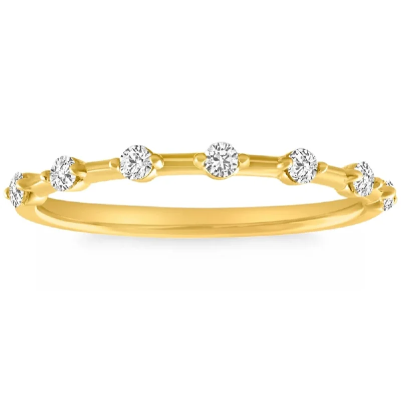 1/4Ct Diamond Ring Gold Lab Grown