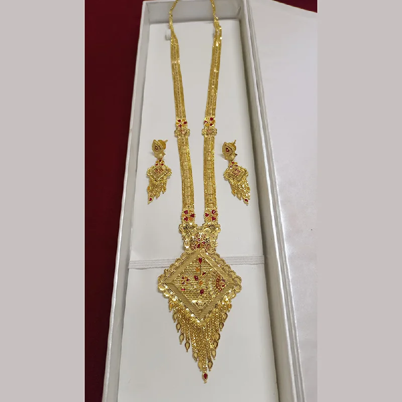 Pari Art Jewellery Forming Long Necklace Set