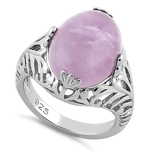 Sterling Silver Lavender Quartz Gemstone Ring