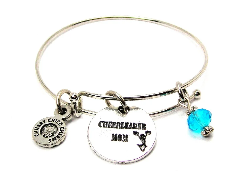 Cheerleader Mom Expandable Bangle Bracelet