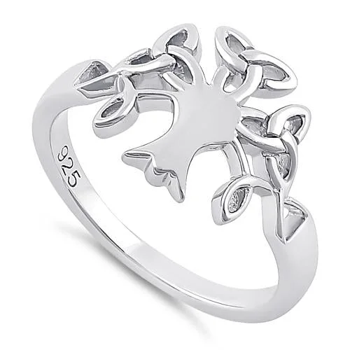 Sterling Silver Celtic Tree of Life Ring