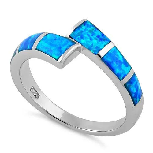 Sterling Silver Meet Me Halfway Lab Opal Ring