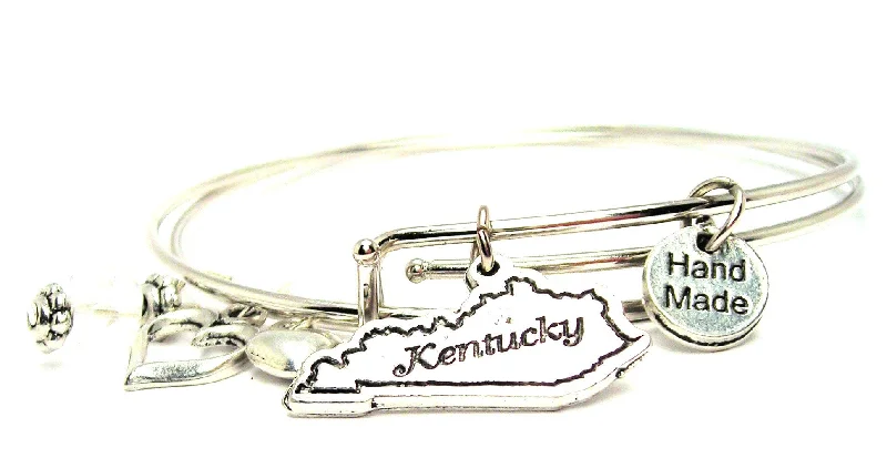 Kentucky Expandable Bangle Bracelet Set