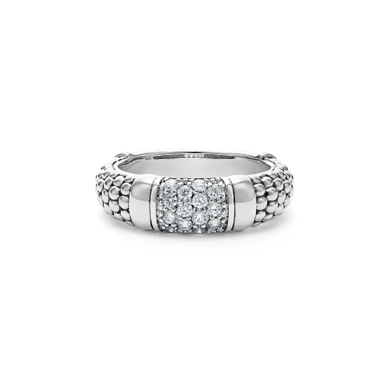 Caviar Diamond Ring (Size 7)