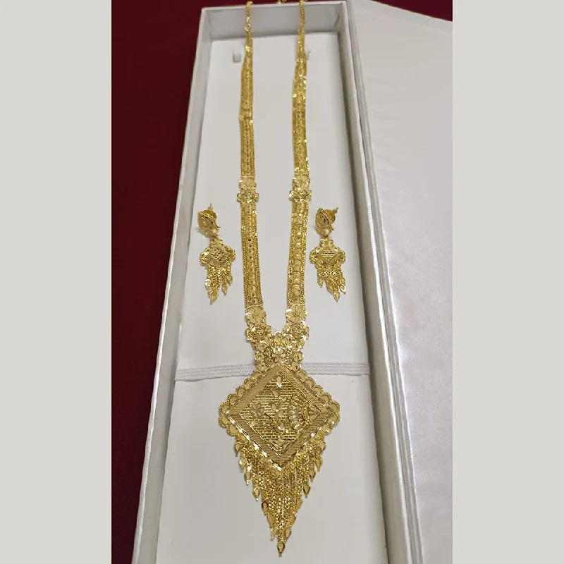 Pari Art Jewellery Forming Long Necklace Set