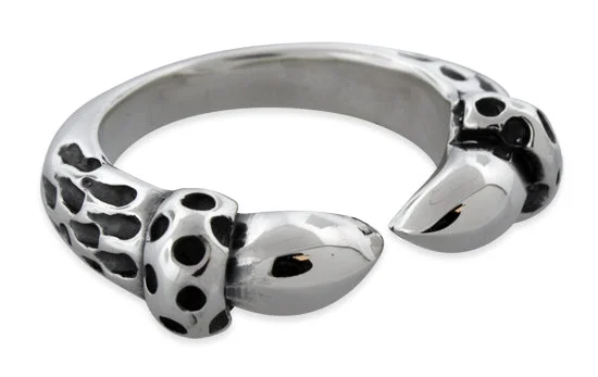 Ladies' Sterling Silver Cat Nails Ring