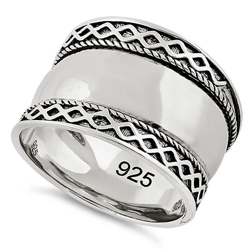 Sterling Silver Bali Design Ring