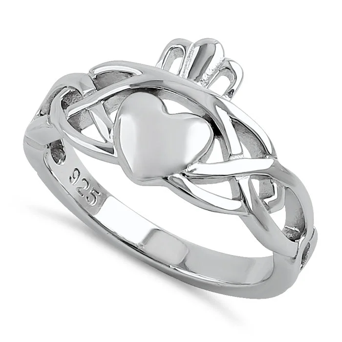 Sterling Silver Claddagh Ring