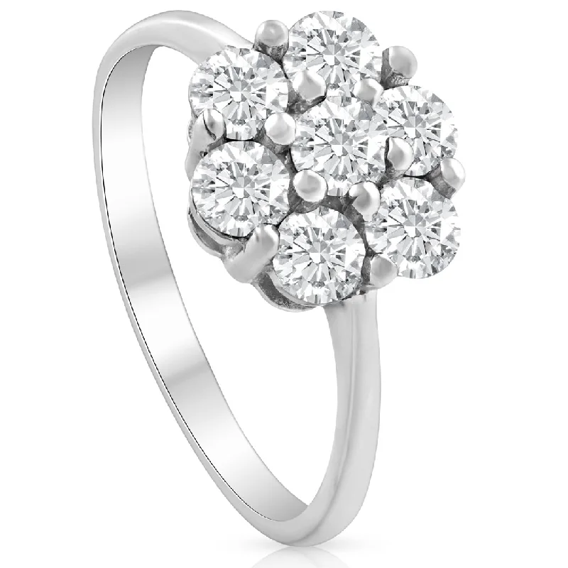 1 1/2Ct Diamond Ring in White Gold