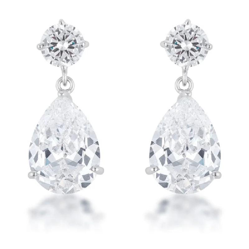 Luxury Shimmering Cz Earrings Ideal For Special Occasions And Everyday Wear - N/A