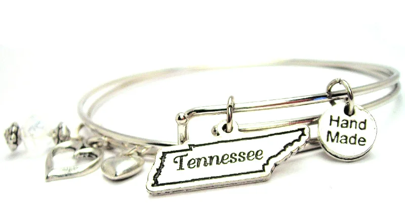 Tennessee Expandable Bangle Bracelet Set