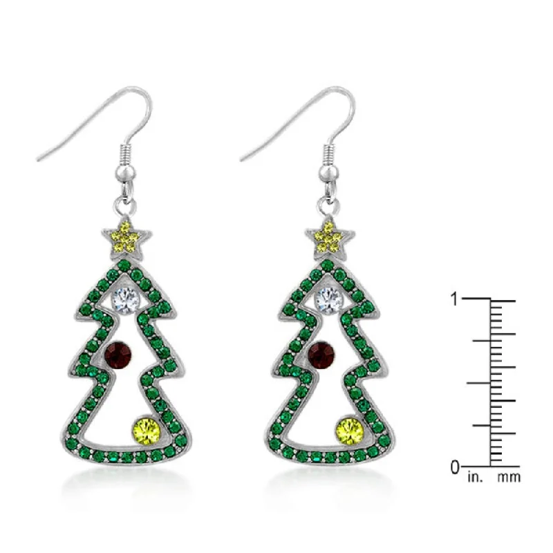 Christmas Earrings - 42 Mm L X 20 Mm W X 5 Mm H