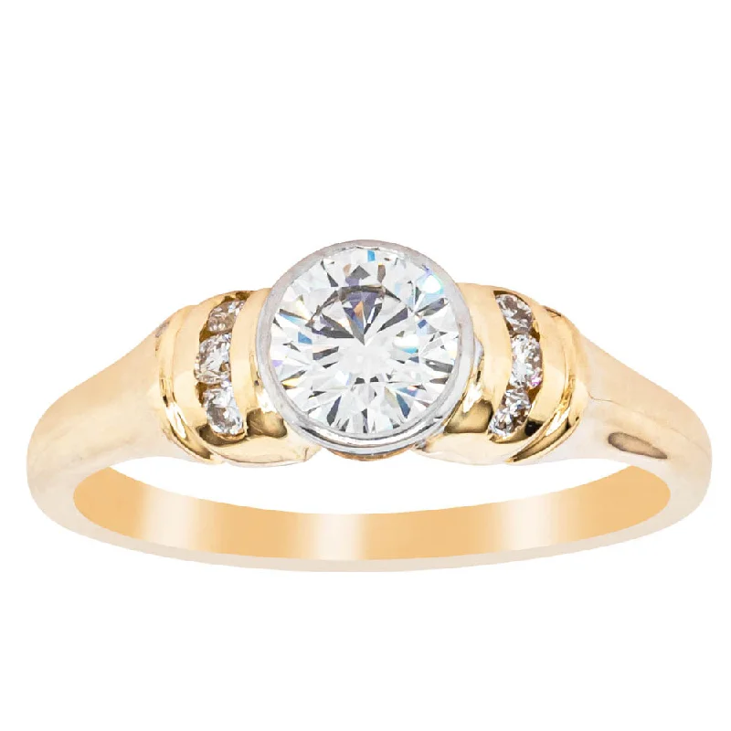 Deja Vu 18ct Yellow Gold .54ct Diamond Ring