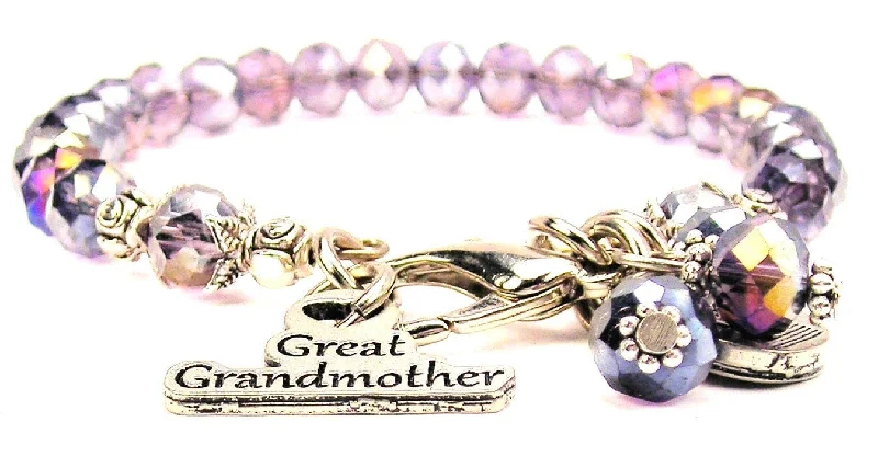 Great Grandmother Splash Of Color Crystal Bracelet