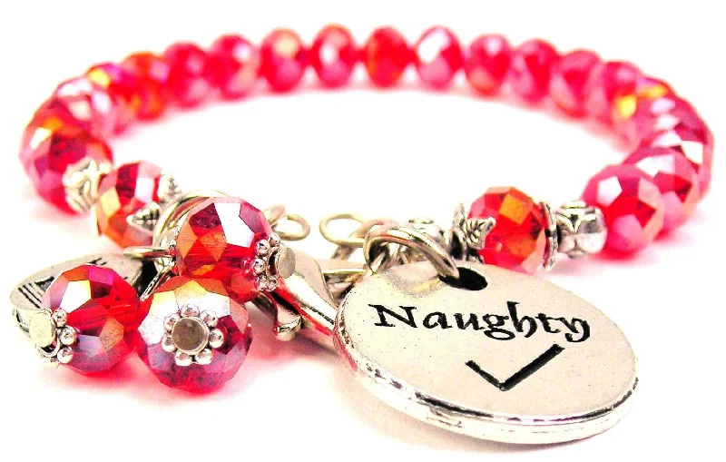 Naughty Circle Splash Of Color Crystal Bracelet