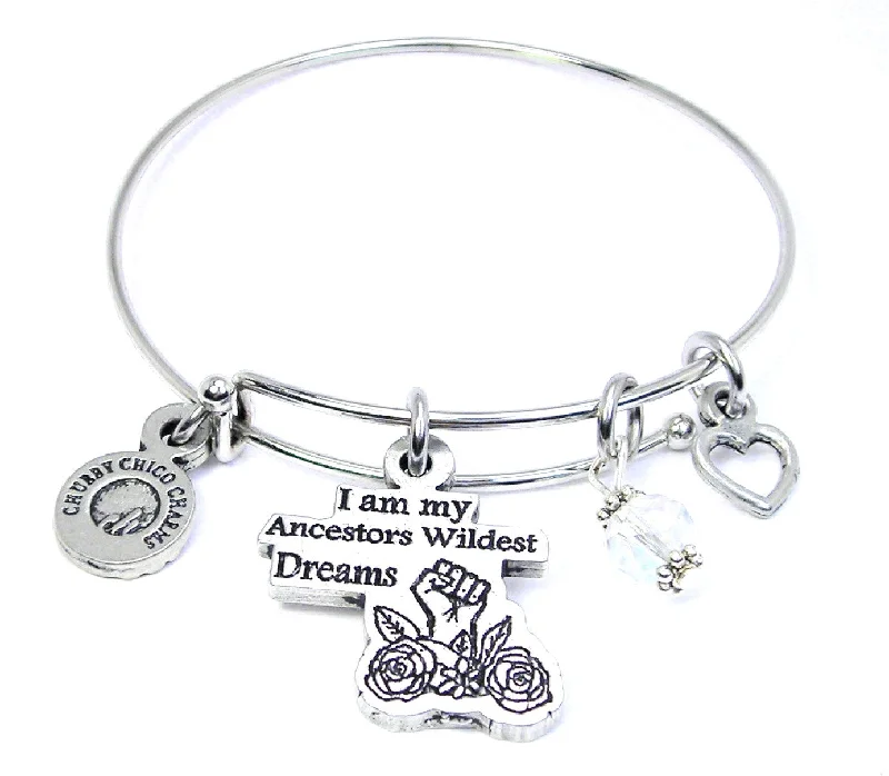 I am my ancestors wildest dreams Bangle Bracelet