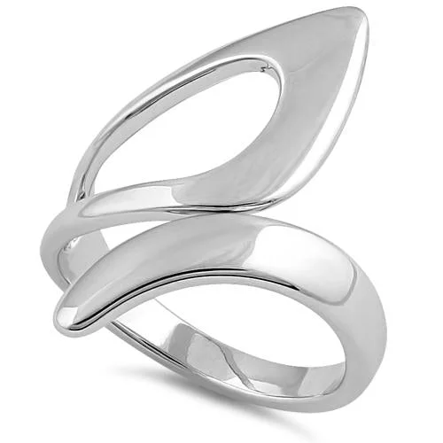 Sterling Silver Bold Unique Shapes Ring