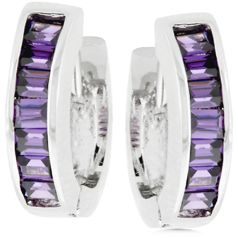 Lilac Circlet Earrings Sophisticated And Classic Jewelry - 14.6 (mm) X 15.4 (mm) X 2.4 (mm)