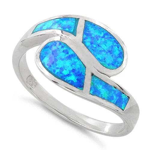 Sterling Silver Lab Opal Ring