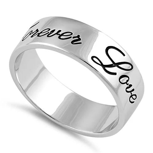 Sterling Silver Forever Love Ring